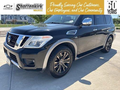 Super Black 2017 Nissan Armada Platinum