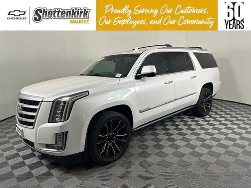Crystal White Tricoat 2016 Cadillac Escalade ESV Premium