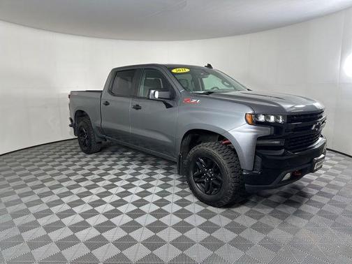 Satin Steel Metallic 2021 Chevrolet Silverado 1500 LT Trail Boss