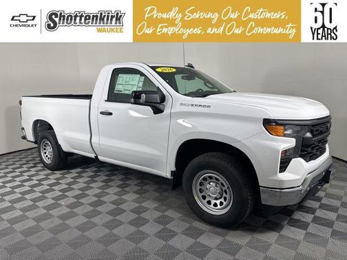 Summit White 2026 Chevrolet Silverado 1500 WT