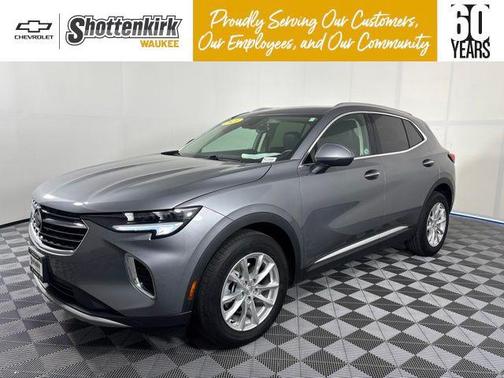 Satin Steel Metallic 2021 Buick Envision AWD Preferred