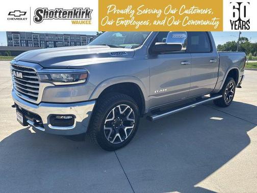 Billet Silver Metallic Clearcoat 2025 RAM 1500 Laramie