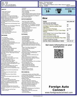 2018 Audi A8 L 4.0T Sport