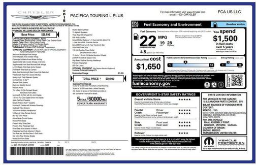 2018 Chrysler Pacifica Touring-L Plus