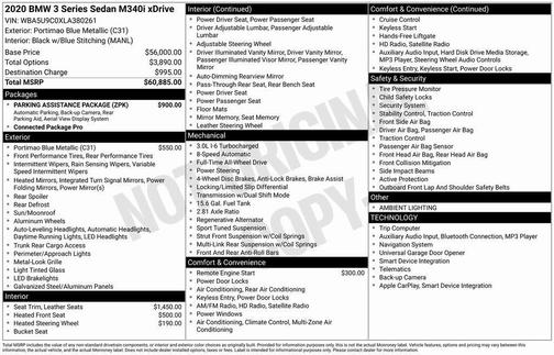 2020 BMW M340 i xDrive