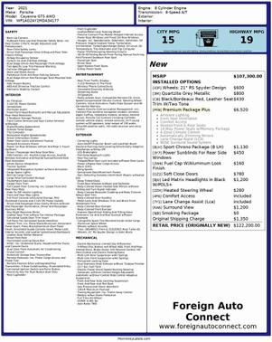 2021 Porsche Cayenne GTS