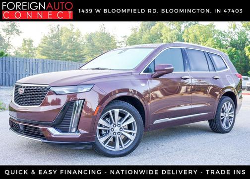 Rosewood Metallic 2022 Cadillac XT6 Premium Luxury AWD