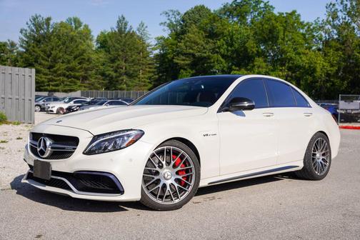 White 2018 Mercedes-Benz AMG C 63 S