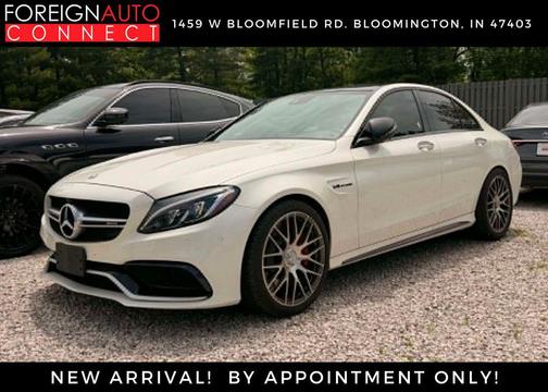 White 2018 Mercedes-Benz AMG C 63 S