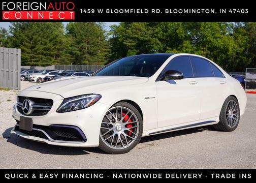 White 2018 Mercedes-Benz AMG C 63 S