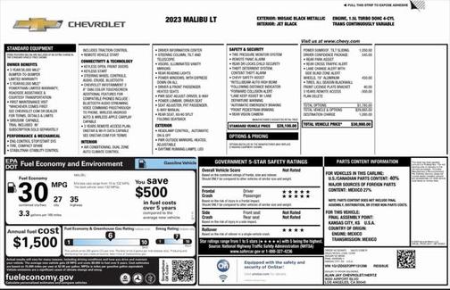 2023 Chevrolet Malibu FWD 1LT
