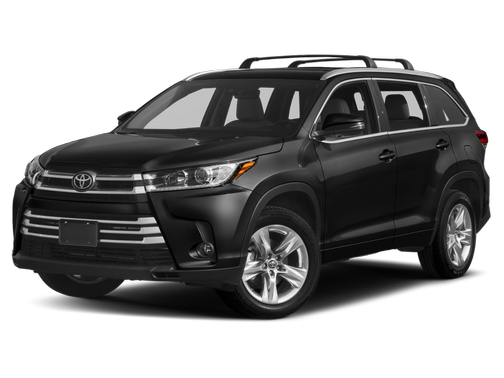 Midnight Black Metallic 2019 Toyota Highlander Limited