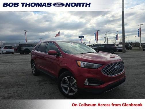 Red Metallic 2023 Ford Edge SEL