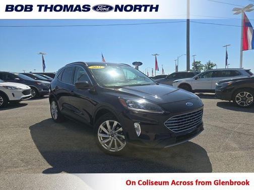 Blue Metallic 2021 Ford Escape Titanium Hybrid