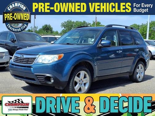 Newport Blue Pearl 2009 Subaru Forester 2.5X Limited