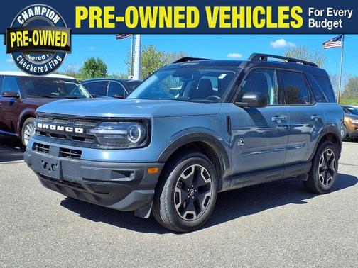Azure Gray Metallic 2024 Ford Bronco Sport Outer Banks