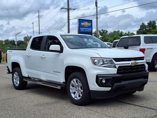 Summit White 2021 Chevrolet Colorado LT