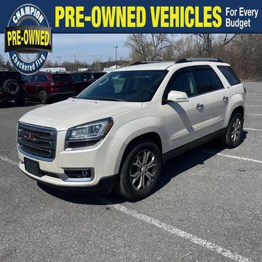 White Diamond Clearcoat 2014 GMC Acadia SLT-1
