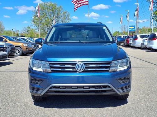 Silk Blue Metallic 2019 Volkswagen Tiguan 2.0T SE