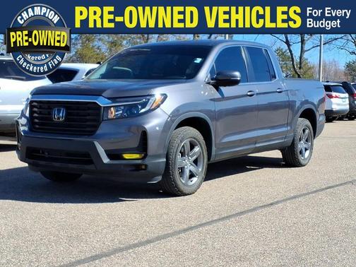 Modern Steel Metallic 2023 Honda Ridgeline RTL