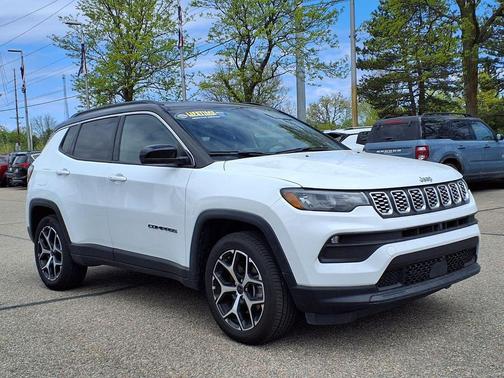 Bright White Clearcoat 2025 Jeep Compass Limited