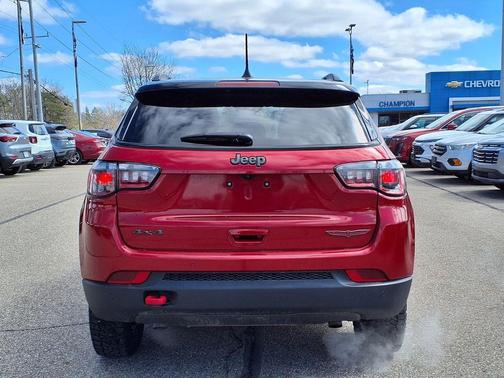 Red 2025 Jeep Compass Trailhawk