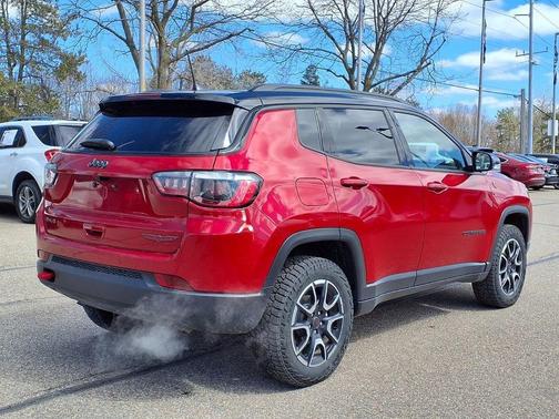 Red 2025 Jeep Compass Trailhawk