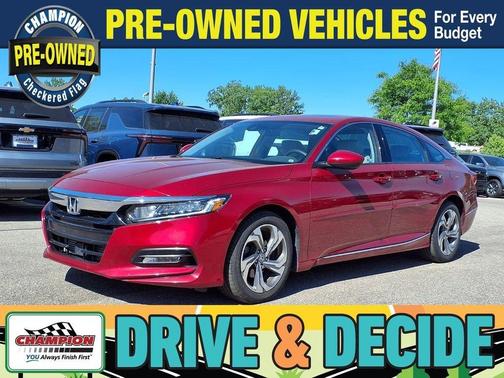 Red 2020 Honda Accord EX 1.5T