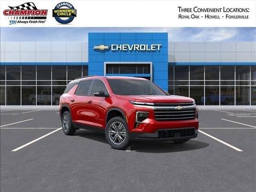 Red 2026 Chevrolet Traverse LT