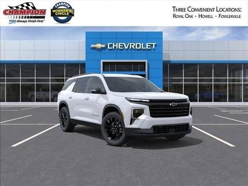 White 2026 Chevrolet Traverse LT