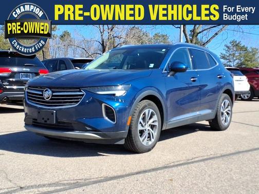 Sapphire Metallic 2022 Buick Envision Essence