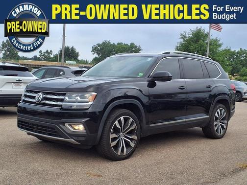 Deep Black Pearl Effect 2020 Volkswagen Atlas 3.6L SEL Premium
