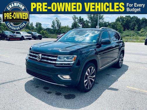 Deep Black Pearl Effect 2020 Volkswagen Atlas 3.6L SEL Premium
