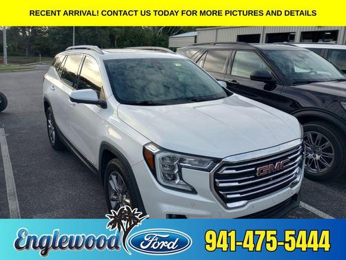 White Frost Tricoat 2022 GMC Terrain SLT