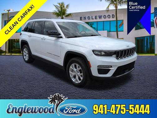 Bright White Clearcoat 2023 Jeep Grand Cherokee Limited