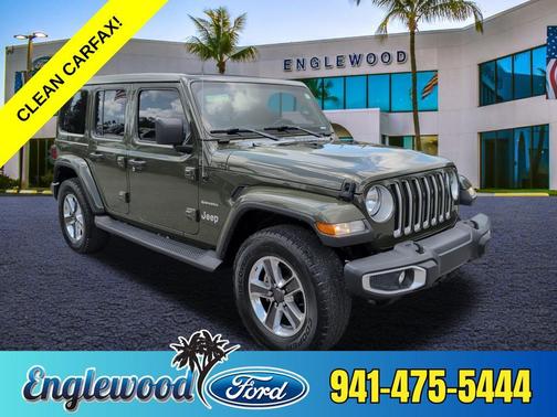 Sarge Green Clearcoat 2020 Jeep Wrangler Unlimited Sahara