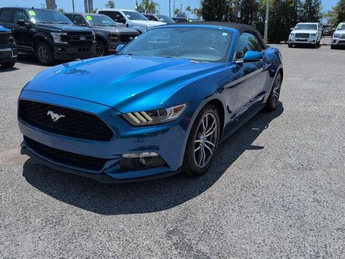 LIGHTNING BLUE 2017 Ford Mustang EcoBoost Premium