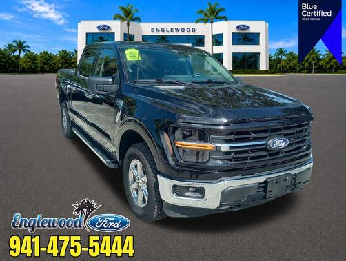 Agate Black Metallic 2025 Ford F-150 XLT
