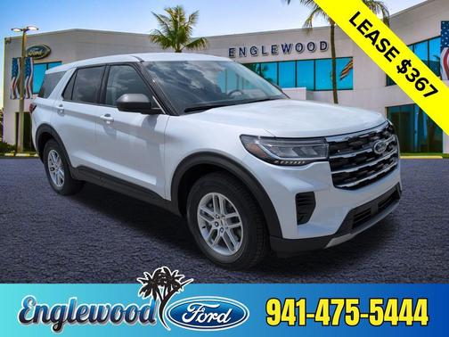 SPACE WHITE METALLIC 2026 Ford Explorer Active