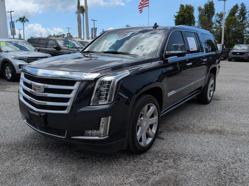 Dark Adriatic Blue Metallic 2019 Cadillac Escalade ESV Premium Luxury