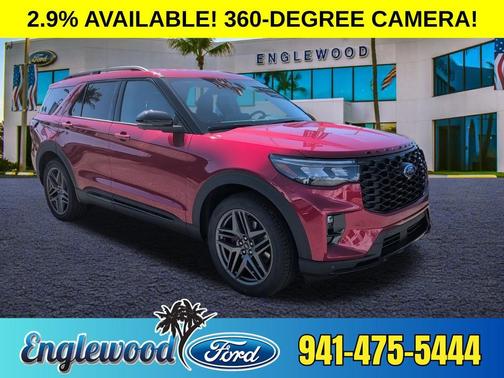 Rapid Red Metallic Tinted Clearcoat 2026 Ford Explorer ST
