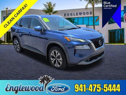 Caspian Blue Metallic 2023 Nissan Rogue SV