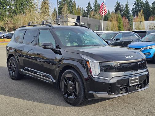 Aurora Black Pearl 2024 Kia EV9 GT-Line