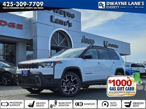 Bright White Clearcoat 2026 Jeep Cherokee Overland