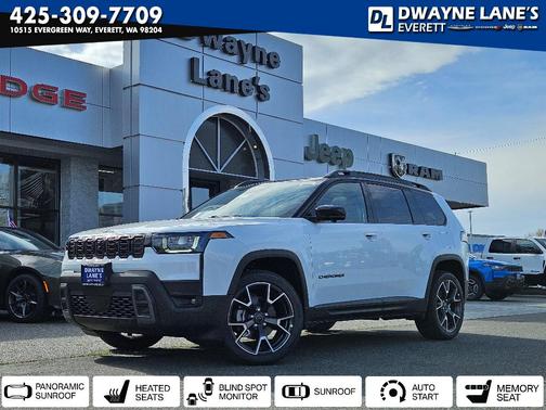 Bright White Clearcoat 2026 Jeep Cherokee Overland