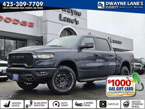 Blue Metallic 2026 RAM 1500 Rebel