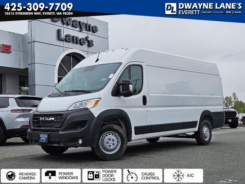 Bright White Clearcoat 2025 RAM ProMaster 3500 High Roof