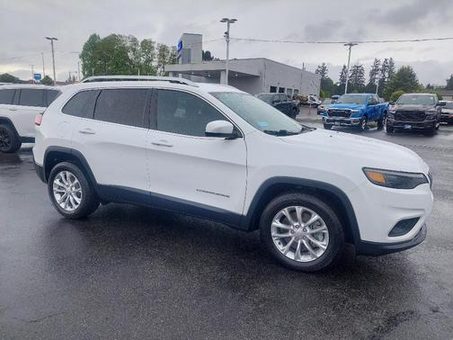 Bright White Clearcoat 2019 Jeep Cherokee Latitude