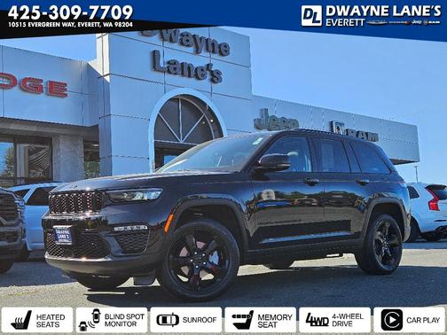 Diamond Black 2024 Jeep Grand Cherokee Limited