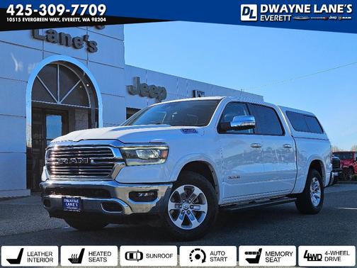 Bright White Clearcoat 2021 RAM 1500 Laramie